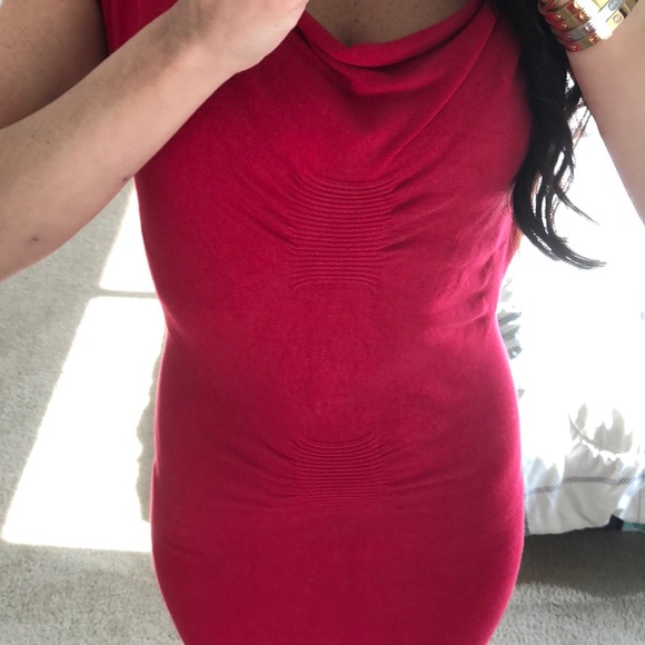 Max Studio Red Knit Dress size S - Picture 6 of 6